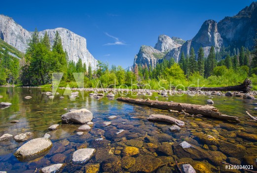 Picture of Classic view of Yosemite National Park California USA